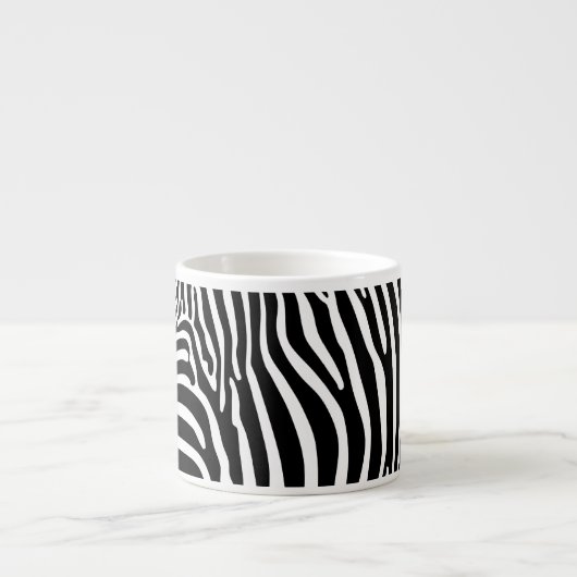 Zebra Dierprint Espresso Kop (Voorkant)