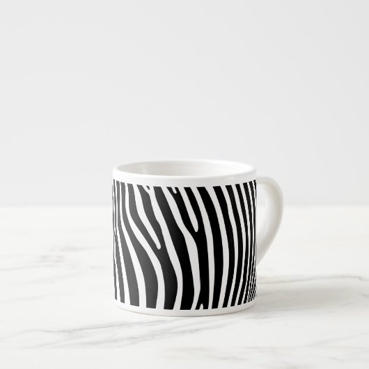 Zebra Dierprint Espresso Kop (Voorkant rechts)