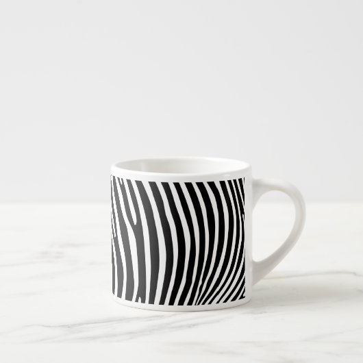 Zebra Dierprint Espresso Kop (Rechts)