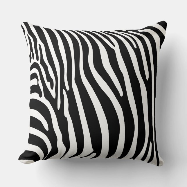 Zebra Dierprint Kussen (Voorkant)