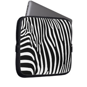 Zebra Dierprint Laptop Sleeve