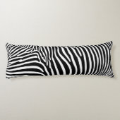 Zebra Dierprint Lichaamskussen (Achterkant)