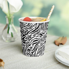 Zebra Dierprint Papieren Beker
