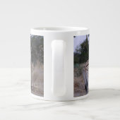 Zebra Double Take Photo Grote Koffiekop (Achterkant)