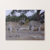 Zebra Double Take Photo Legpuzzel (Horizontaal)