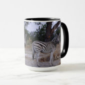 Zebra Double Take Photo Mok (Voorkant rechts)