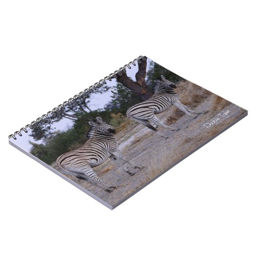 Zebra Double Take Photo Notitieboek (Linkerzijde)