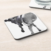 Zebra draaien drankjes onderzetter (Linkerzijde)