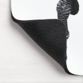 Zebra draaien om muismat (Hoek)