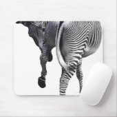 Zebra draaien om muismat (Met muis)