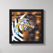Zebra draaimolen Canvasserie 20 Canvas Afdruk (Voorkant)