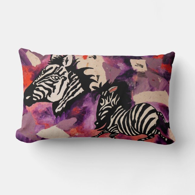 Zebra Dreams Kussen (Voorkant)
