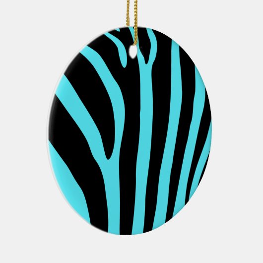 Zebra-druksieresom Keramisch Ornament (Rechts)