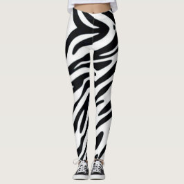 Zebra Eén Klassieke Leggings voor de Mode van het 