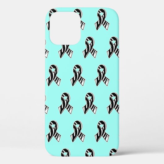 Zebra Ehlers-Danlos Syndrome EDS Awareness Ribbon Case-Mate iPhone Case (Achterkant)