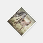 Zebra en Baby servetten (Hoek)