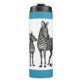 Zebra en Baby Thermosbeker (Voorkant)