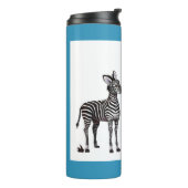 Zebra en Baby Thermosbeker (Gedraaid links)