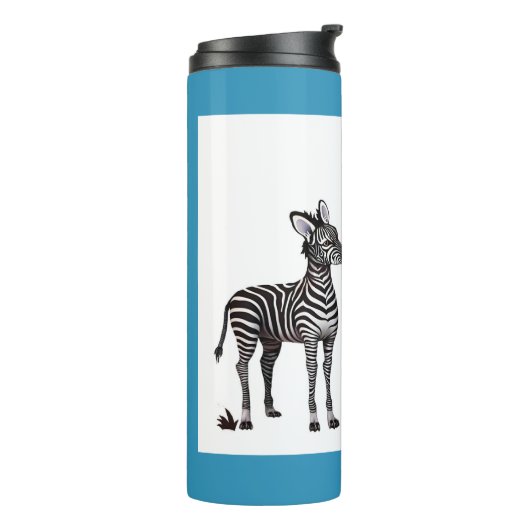 Zebra en Baby Thermosbeker (Gedraaid links)