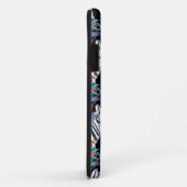 Zebra en exotische bloemen Case-Mate iPhone case (Achterkant/rechts)