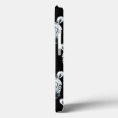 Zebra en exotische bloemen Case-Mate iPhone case (Achterkant / Links)