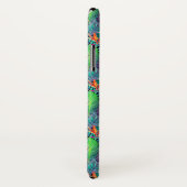 Zebra en exotische bloemen | Monogram Case-Mate iPhone Case (Achterkant / rechts)