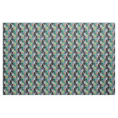 Zebra en exotische bloemen stof (Yard (91,4 cm))