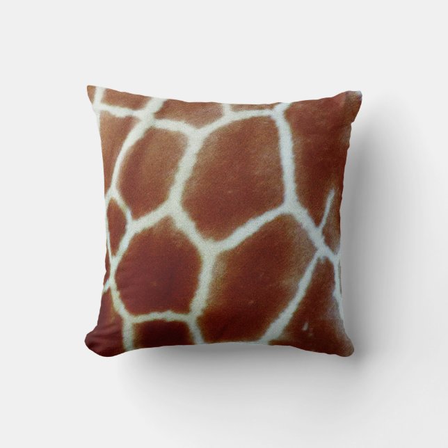 Zebra- en girafkussenkussen kussen (Voorkant)