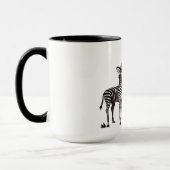 Zebra en jeugdige Baby Mok (Links)