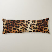 Zebra en Leopard Dierenbont Lichaamskussen (Achterkant)