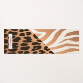 Zebra en luipaard afdrukken yogamat (Achterkant (horizontaal))