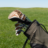 Zebra- en luipaardprint golfheadcover (Insitu)
