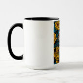 Zebra en roos struik mok (Links)