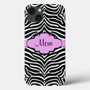 Zebra en roze ontwerpsterrenstelsel Noot 4 Hoesje