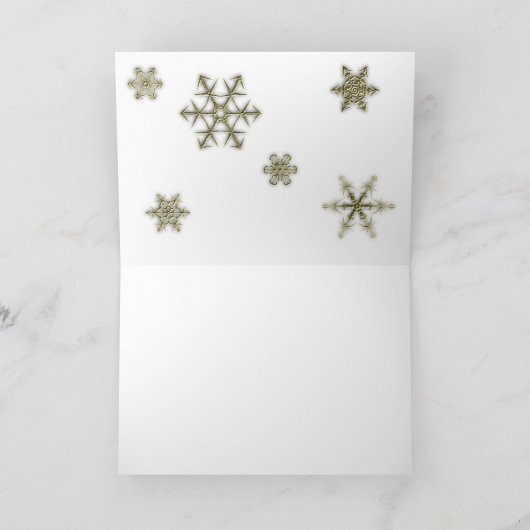 Zebra en roze vlok feestdagen kaart (Binnen)