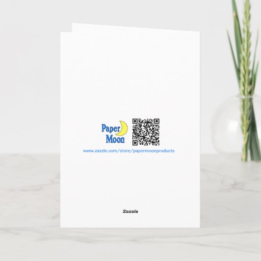 Zebra en Tijger Valentijn Kaart (Achterkant)