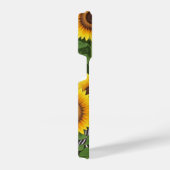 Zebra en Zonnebloemen Telefoonhoes iPhone Hoesje (Rechterkant)