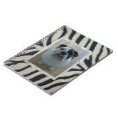 Zebra Engelse bulldog notebook Notitieboek (Linkerzijde)