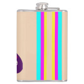 Zebra Erlenmeyer Heupfles (Achterkant)