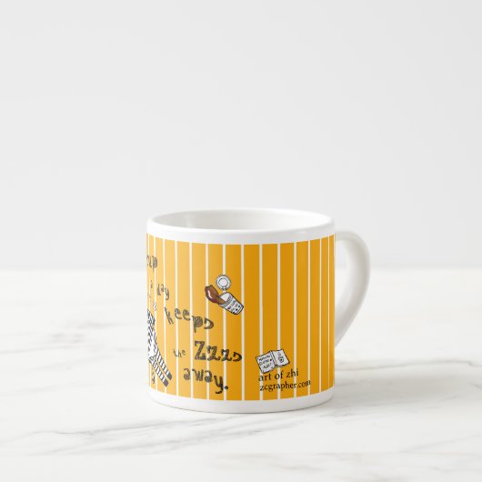 Zebra Espresso Cup Espresso Kop (Voorkant rechts)