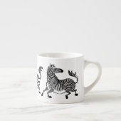 Zebra Espresso Cup Kop (Rechts)