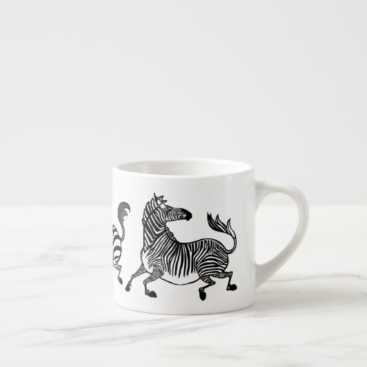 Zebra Espresso Cup Kop (Rechts)