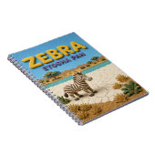 Zebra Etosha Pan Modern KlayKoo Notitieboek (Rechterzijde)