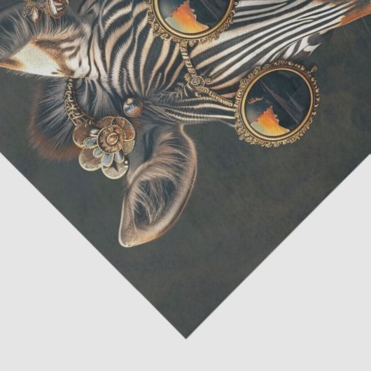 Zebra Extravaganza15 Tissuepapier (Detail)