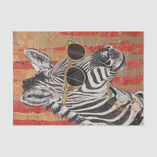 Zebra Extravaganza16 Tissuepapier (Voorkant)