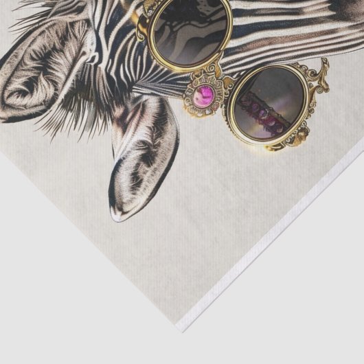 Zebra Extravaganza17 Tissuepapier (Detail)