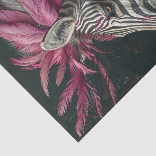 Zebra Extravaganza1 Tissuepapier (Detail)