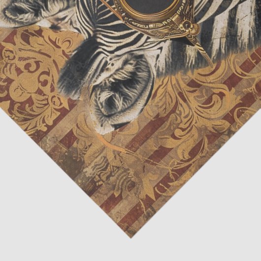 Zebra Extravaganza6 Tissuepapier (Detail)