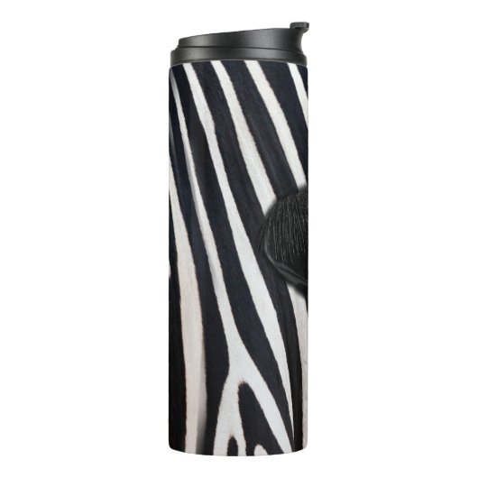 Zebra Eye Close-up Thermosbeker (Gedraaid links)