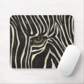 Zebra Eye Mousepad Muismat (Met muis)